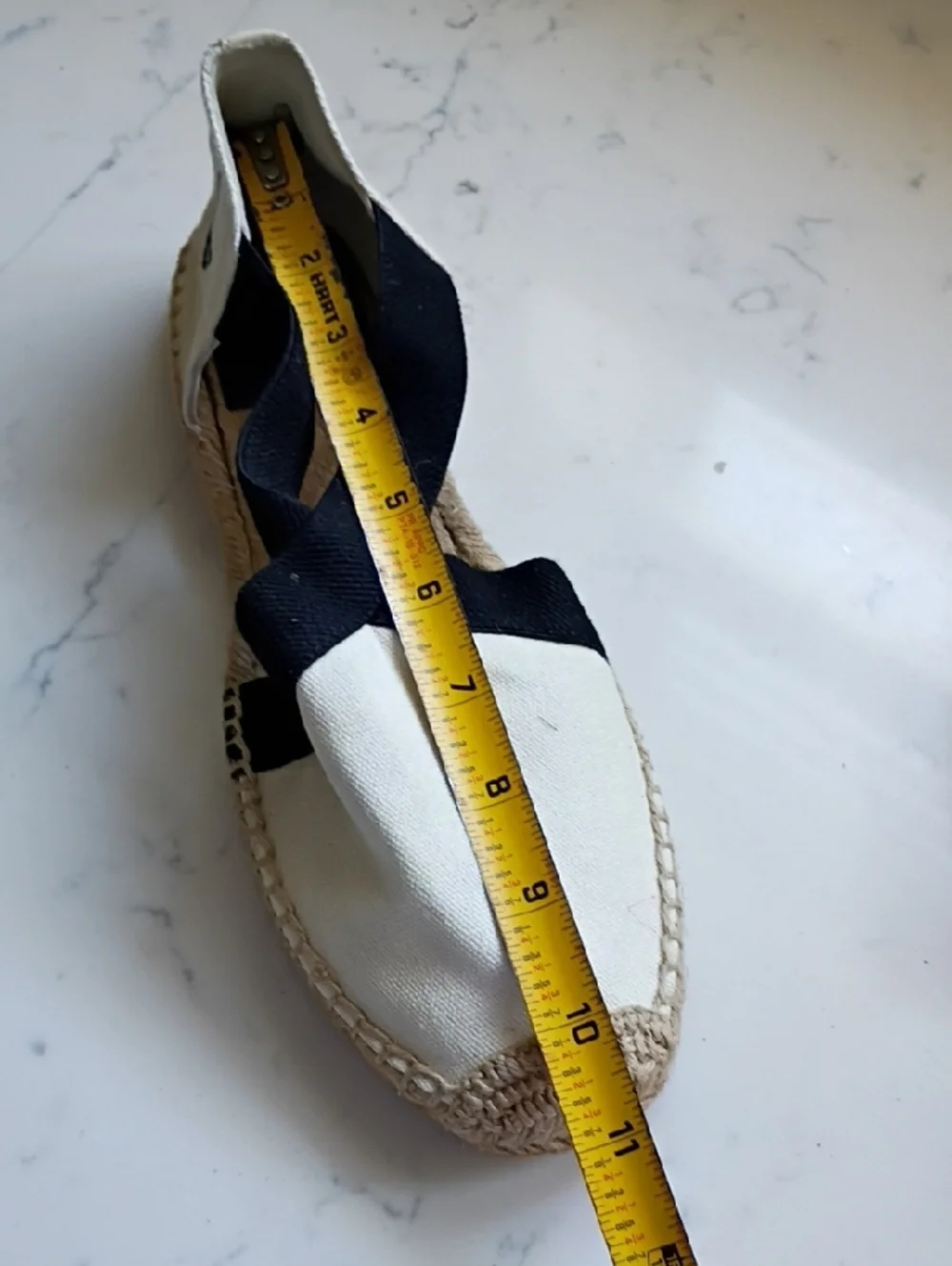 Tory Burch Canvas Espadrilles with Black Crisscross Straps